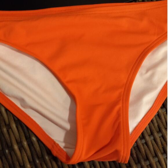 Michael Kors MM7F275S Coral Pink-Orange  Bikini Bottom - Size Medium, Designer - Picture 2 of 6